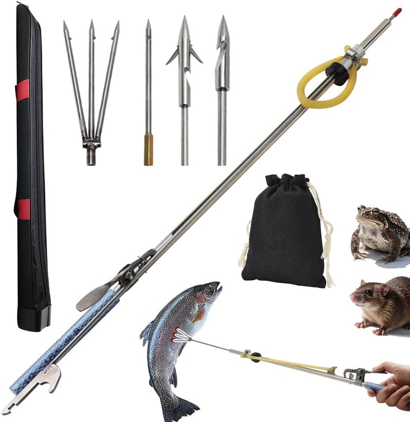 SUFFUSE Lightweight Anti-Corrosion Speargun, Spearfishing, Harpoon Crabbing Equipment, Especially Designed Spear Gun Fishing Gear for Fish Frog and Mole - Image 1